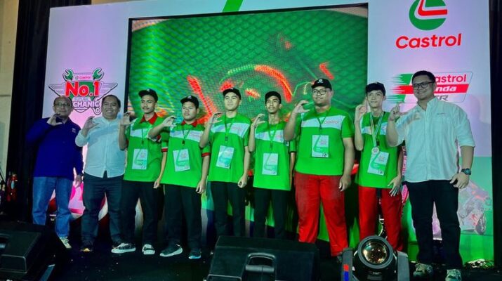 Castrol Boyong Siswa SMK Jadi Mekanik Tim Castrol Honda LCR MotoGP di Mandalika