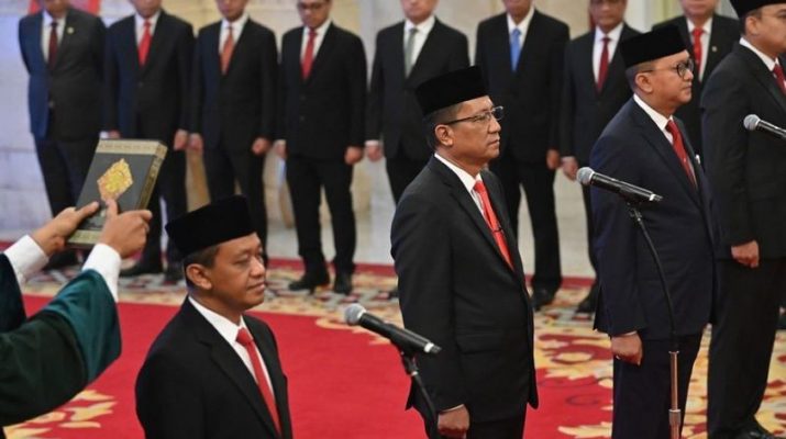 Presiden Jokowi Rombak 3 Menteri di Sisa Masa Jabatan