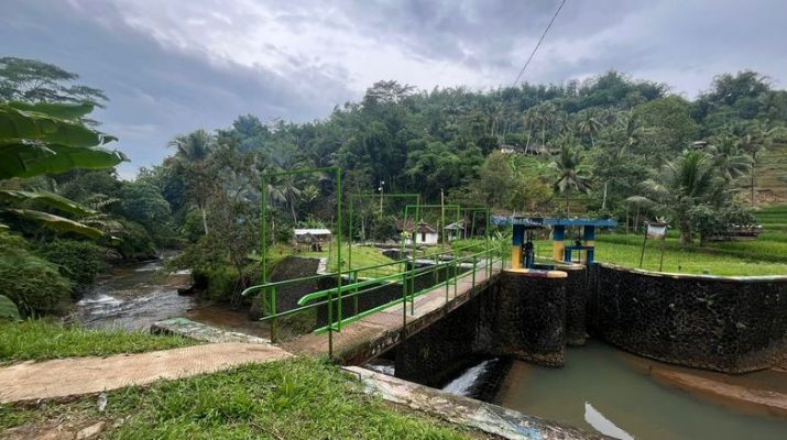 Kemarau, Debit Air di Sejumlah Daerah Irigasi di Selatan Cianjur Menyusut