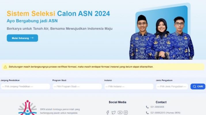 Link Pendaftaran CPNS 2024: Persyaratan, Formasi, Jadwal dan Cara Buat Akun SSCASN