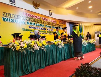 Universitas Suryakencana Cianjur Mewisuda 670 Orang Sarjana dan Magister