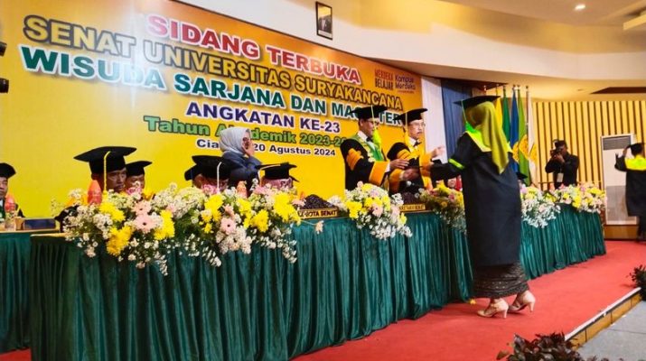 Universitas Suryakencana Cianjur Mewisuda 670 Orang Sarjana dan Magister