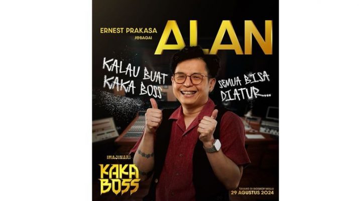 Ernest Prakasa Mengaku Sempat Ragu Terlibat dalam Film Kaka Boss