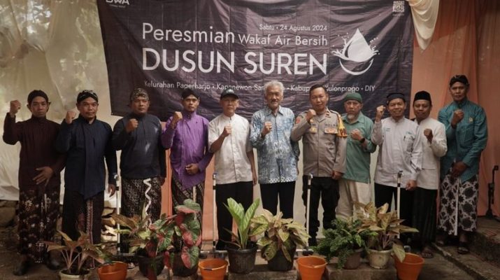 BWA Resmikan Wakaf Sarana Air Bersih di Pedukuhan Suren, Kulon Progo