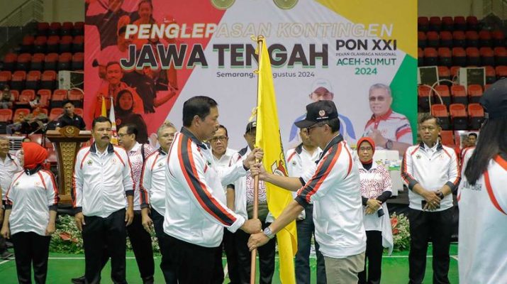 Lepas Kontingen ke PON XXI, Nana Sudjana: Jateng Bidik Minimal 50 Medali Emas, Target 3 Besar