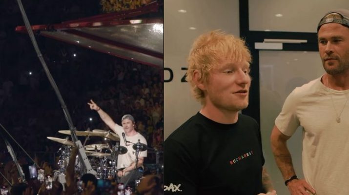 Chris Hemsworth Tampil Mengejutkan sebagai Drummer di Konser Ed Sheeran