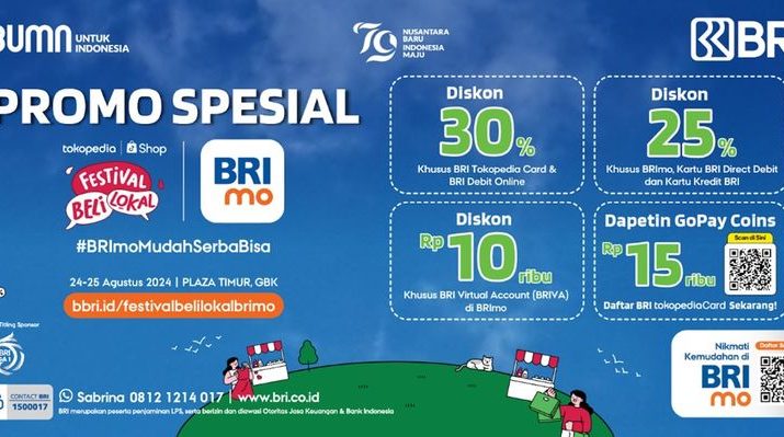 Festival Beli Lokal 2024 Hadir Lagi, Serbu Brand Ini Pakai Diskon BRI