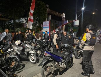 Tim Samurai dan Sparta Polresta Solo Bubarkan Balapan Liar