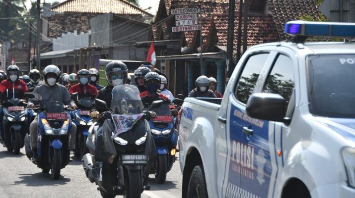 Iringan Motor Petugas Penyuluh KB Curi Perhatian Warga Kulon Progo