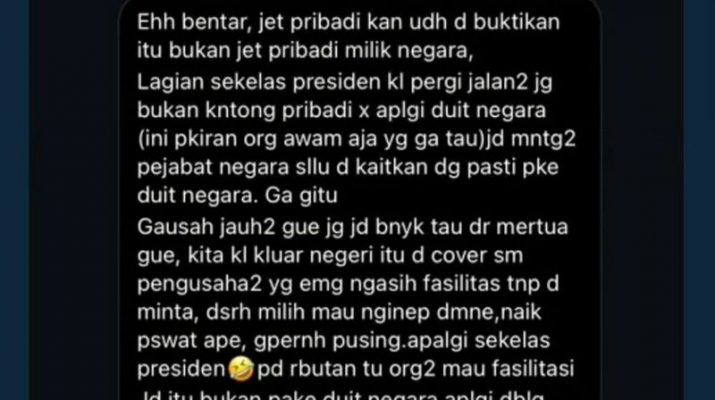 Niat Bela Erina, Jelita Jee Istri Pejabat Negara Keceplosan Terima Dugaan Gratifikasi 