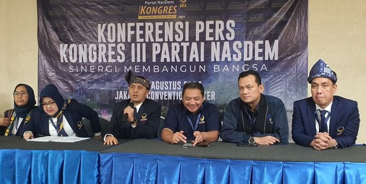 38 DPW Sepakat Surya Paloh Kembali Jadi Ketum NasDem