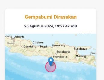 Gempa Yogyakarta Berpusat di Bidang Kontak Antarlempeng