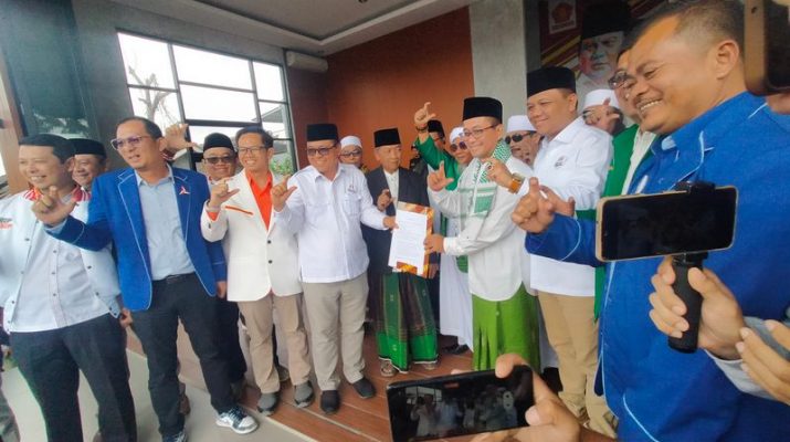 Cecep-Asep Deklarasi Didukung 4 Partai di Pilkada Kabupaten Tasikmalaya