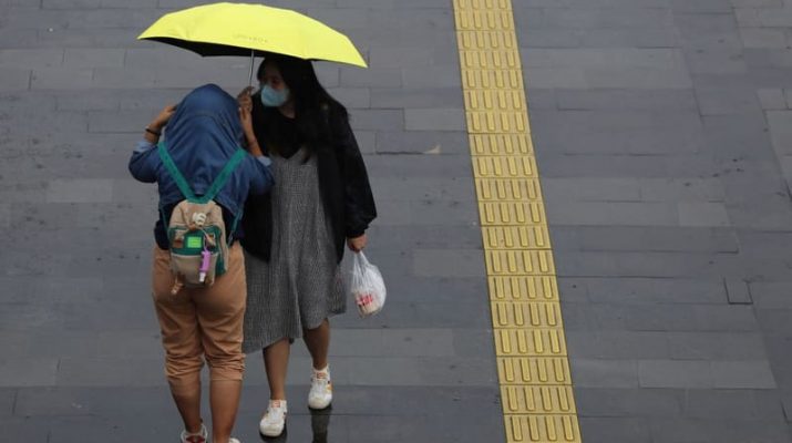 Cuaca Jakarta Hari ini, Hujan saat Sore