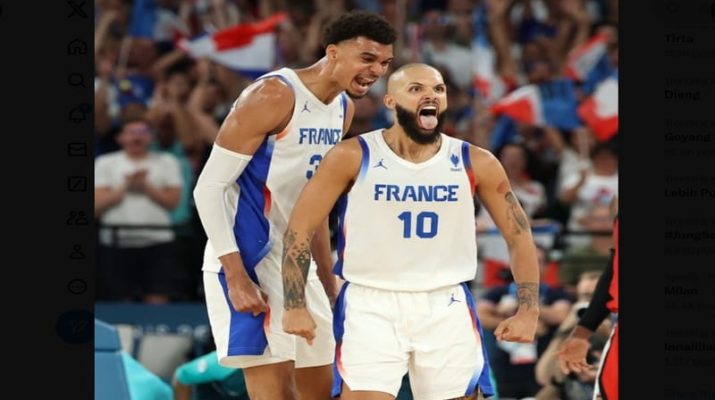 Prancis Singkirkan Kanada di Perempat Final Bola Basket Putra Olimpiade Paris 2024