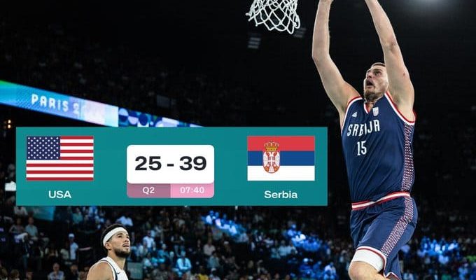 Tertinggal 17 Poin, Tim Basket AS Bangkit untuk Taklukkan Serbia