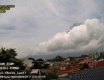 Gunung Marapi Kembali Erupsi, Warga Diimbau Waspada