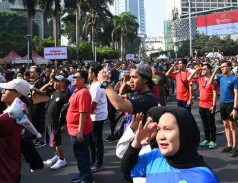 Sejumlah Penyanyi Bawakan Dua Lagu Nasional saat CFD