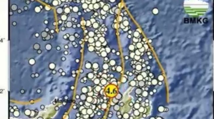 Halmahera Barat, Maluku Utara Diguncang Gempa Bumi Berkekuatan M 4.6