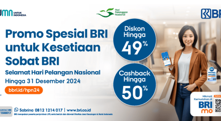 Sudah Siap Berburu Diskon di Hari Pelanggan Nasional? Cek Promo Spesial BRI di Sini! 