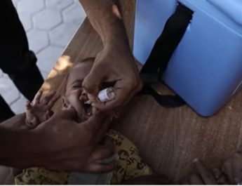 WHO Lampaui Target Vaksinasi Polio untuk Anak Gaza