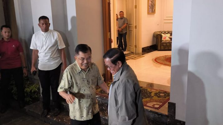 Pramono Anung dan Rano Karno Sowan ke JK