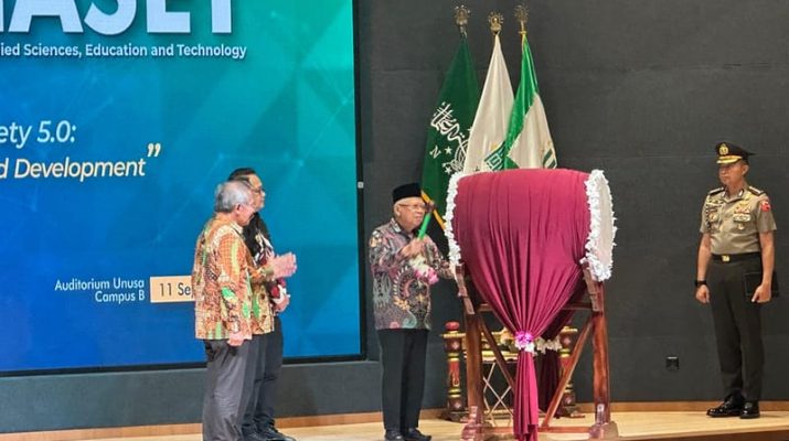 Tekankan Society 5.0, Wapres Buka iConASET di UNUSA Surabaya