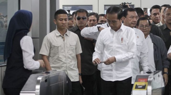 Presiden Jokowi Resmikan Pembangunan MRT Lintas Barat-Timur Fase 1