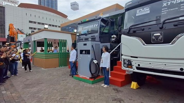 Kendaraan Tambang Bertenaga Listrik Berteknologi Terbaru Dipamerkan di Jakarta