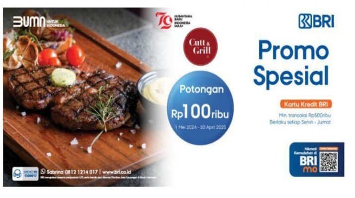 Nikmati Sensasi Steak Premium dengan Promo Menarik dari BRI di Cutt&Grill