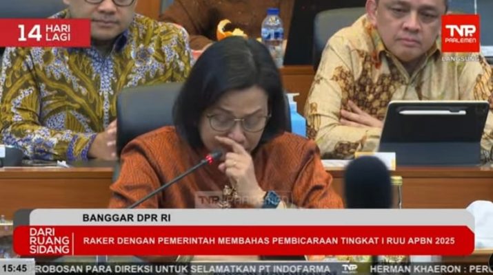 Tangis Sri Mulyani tak Terbendung saat Rapat Perpisahan di Banggar DPR