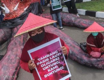 Greenpeace: Alasan Sedimentasi untuk Ekspor Pasir hanya Akal-akalan Jokowi