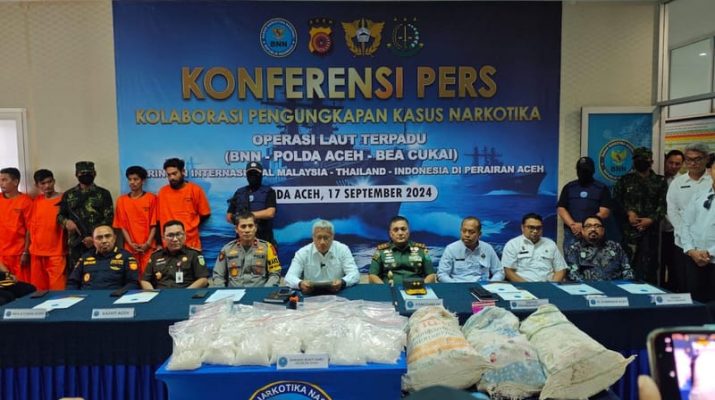 Gagalkan Penyelundupan 29 Kilogram Sabu, Bea Cukai dan BNN Amankan Enam Tersangka