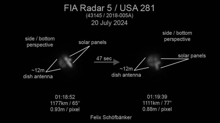 Pengamatan Amatir Ungkap Detail Satelit Mata-Mata Rahasia AS