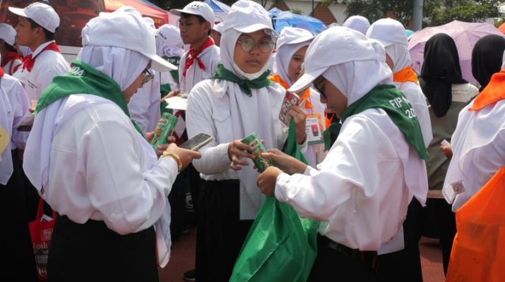 Milo Dampingi Mahasiswa Baru UPI Bandung Jalani Masa Orientasi