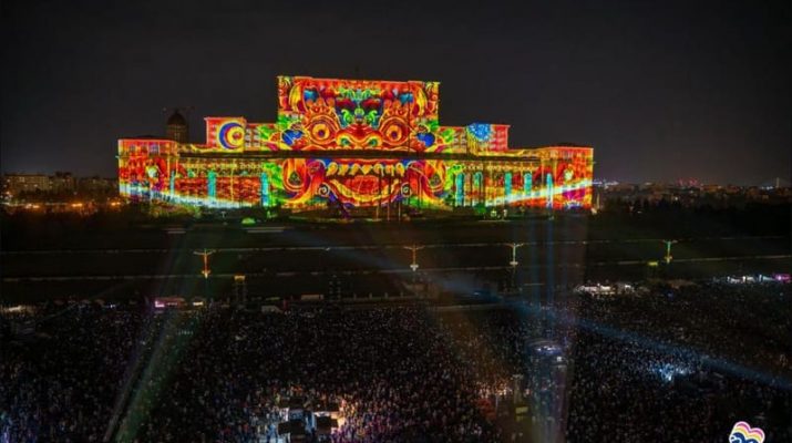 The Fox, The Folks Tampilkan Karya Projection Mapping di iMapp Bucharest 2024