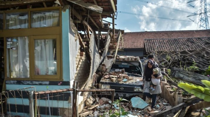 Terjadi Gempa Bermagnitudo 4,4 Berpusat di Kota Sukabumi