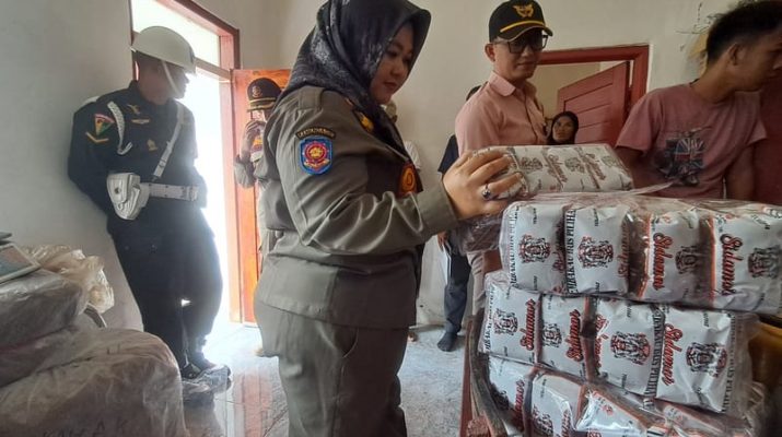 Tim Gabungan Sita Belasan Ribu Rokok Ilegal di Kabupaten Tasikmalaya