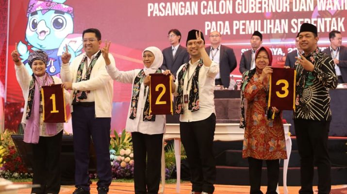 Tiga pasangan Pilgub Jatim Siap Kampanye Damai