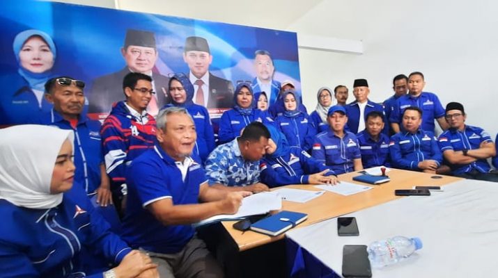 Demokrat Cianjur Pastikan Tetap Solid Dukung Paslon Herman-Ibang