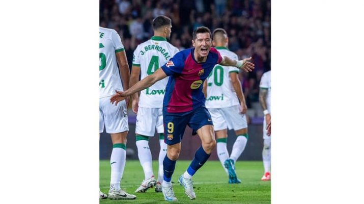 Barcelona vs Getafe, Gol Tunggal Robert Lewandowski Pastikan Kemenangan Blaugrana