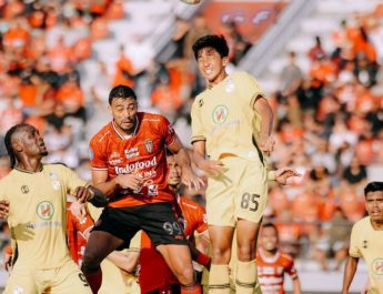 Bali United vs Barito Putera, Serdadu Tridatu Menang 3-2 