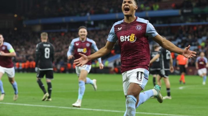 Aston Villa menang 3-0 di debut di Liga Champions