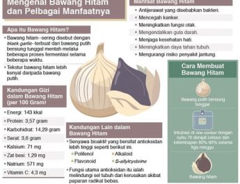 Mengenal Bawang Hitam dan Pelbagai Manfaatnya