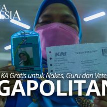 11.000 Tiket KA Gratis untuk Nakes, Guru dan Veteran