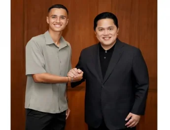 Erick Thohir Salaman dan Makan Malam Bareng Mees Hilgers dan Eliano Reijnders