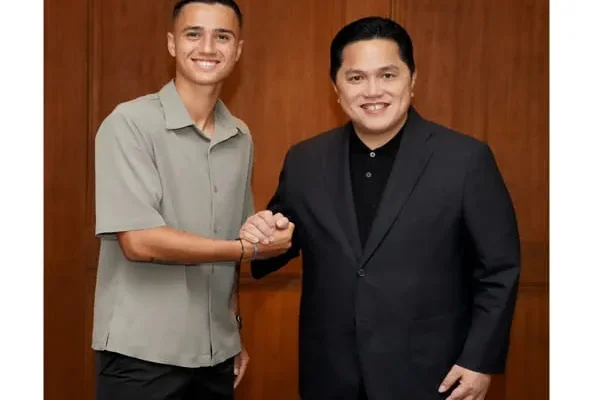 Erick Thohir Salaman dan Makan Malam Bareng Mees Hilgers dan Eliano Reijnders