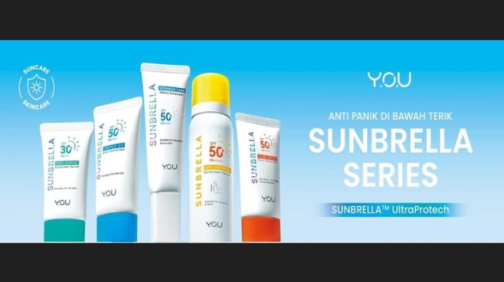 YOU Beauty Hadirkan Rangkaian Produk Sunscreen Sunbrella Series untuk Berbagai Tipe Kulit