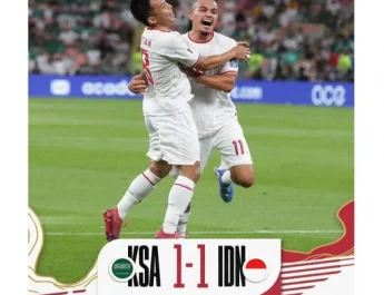 Maarten Paes Jalani Debut Gemilang, Timnas Rebut 1 Poin di Kandang Arab Saudi