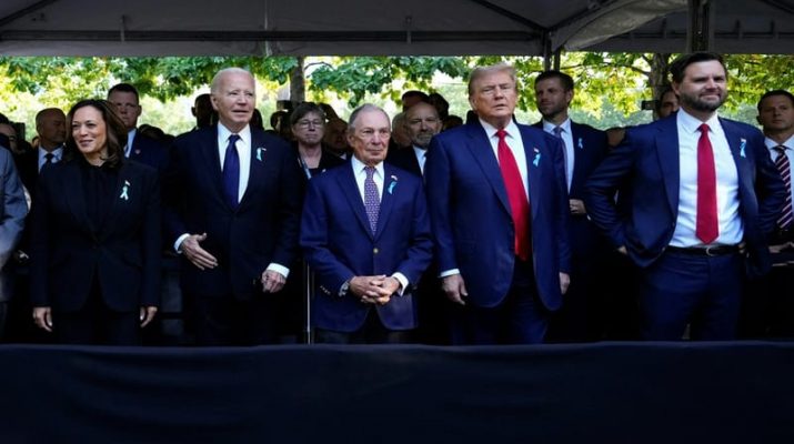 Donald Trump dan Kamala Harris Tampilkan Pesan Persatuan di Peringatan 9/11